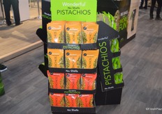 No shell honey roasted and chili roasted pistachio nuts from the Wonderful Company. They will be available in stores as of early 2019.